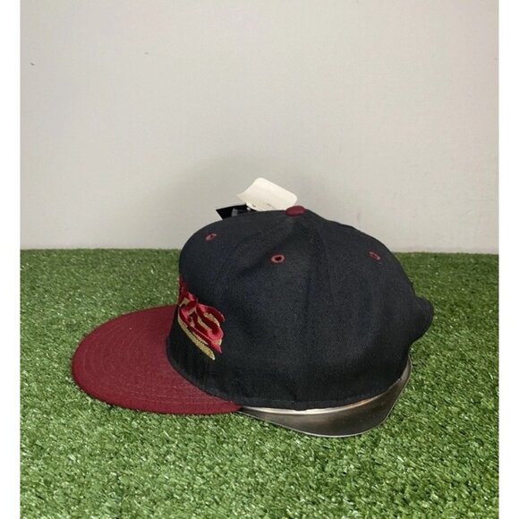 Vintage USC Trojans hat cap snap back black script deadstock football mens wool - Picture 4 of 9